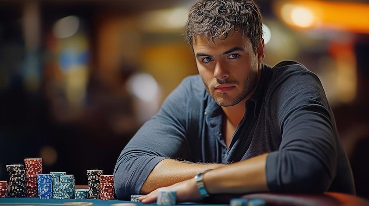 Live casino table interface on sky99idn login showing dealer, cards, betting area, and real-time player actions